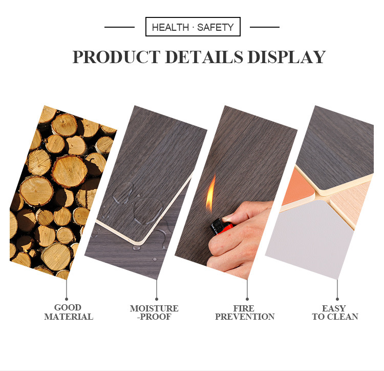 Waterproof Fabric Bamboo Charcoal Wood Veneer Wall Panels Mould Proof