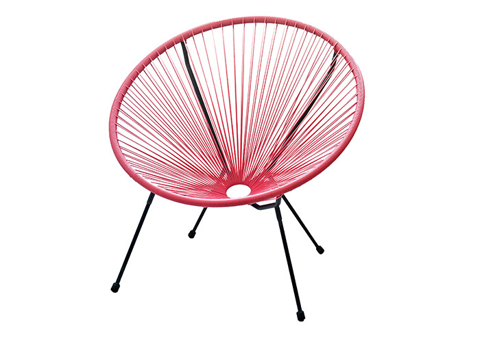 Garden Round Colorful Rattan Chairs Outdoor Stackable