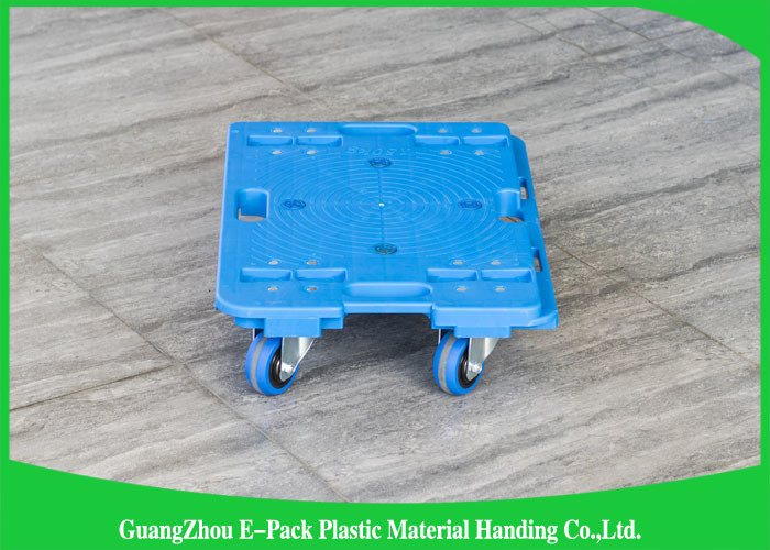 150KG 4 Wheel Cart Dolly For Plastic Crate , Recyclable Heavy Duty Moving Dolly