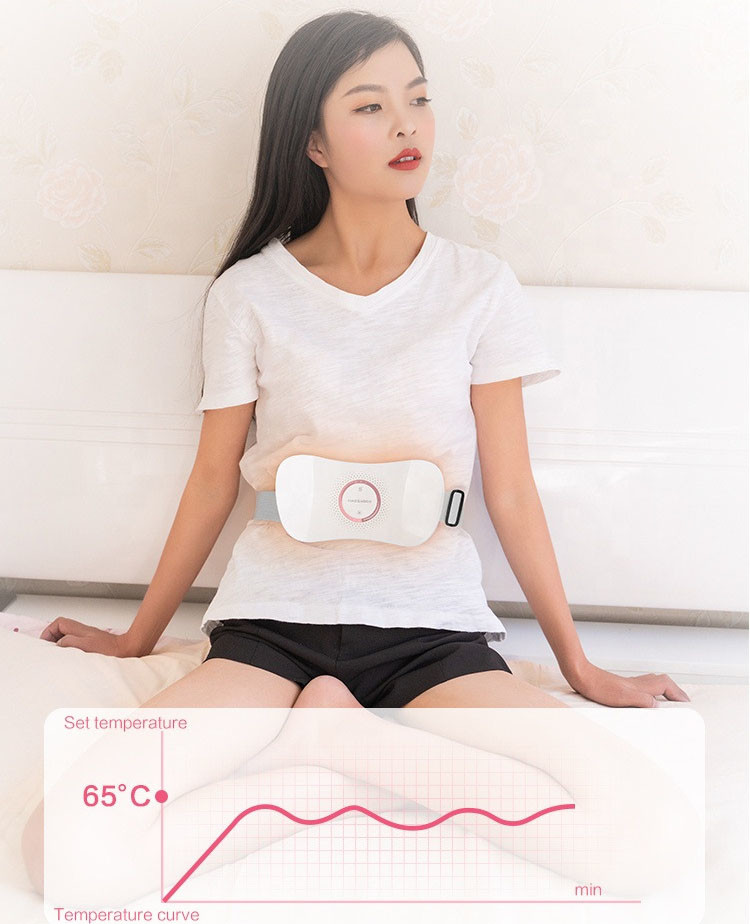 Menstrual Heat Warm Palace Belt For Period Pain Graphene Film Material USB Charging