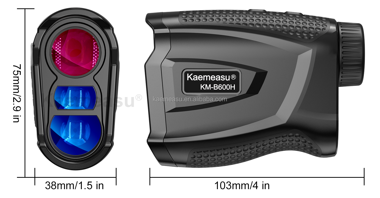 kaemeasu Multifunction Laser Distance Meter Telescope Golf Laser Rangefinder Hunting Electronic Ruler With Magnet Adsorption