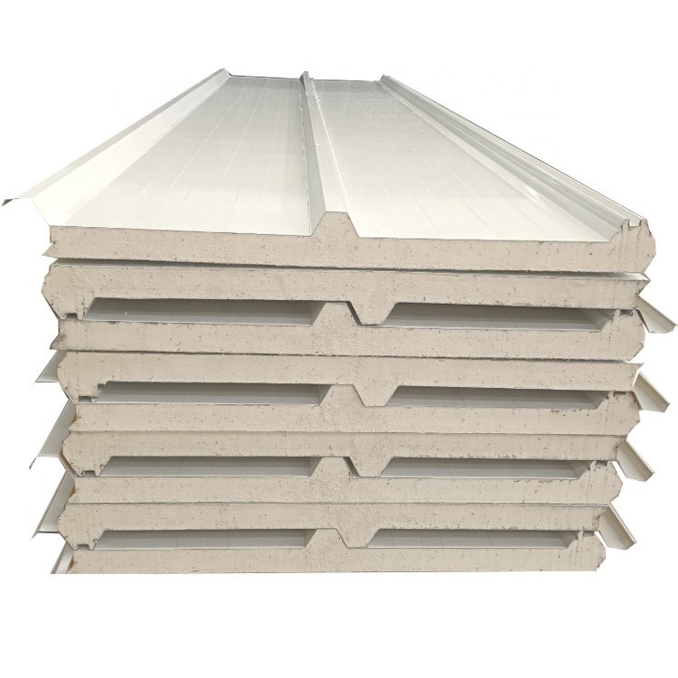 Waterproof PU Roof Panel Fire Rated Sandwich Panel For Cold Storage ISO9001