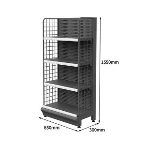 Buy cheap Grocery Store Supermarket Wire Display Shelving Convenience Store Retail Metal Gondola Shelves product
