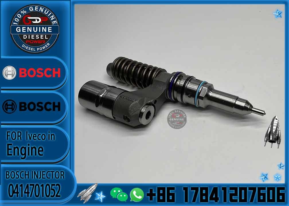 Common Rail Diesel Engine Fuel Injector 0414701013 0414701052 For Iveco