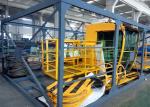 Yellow 3T40M Telescopic Boom Marine Pedestal Crane With ABS Certificate