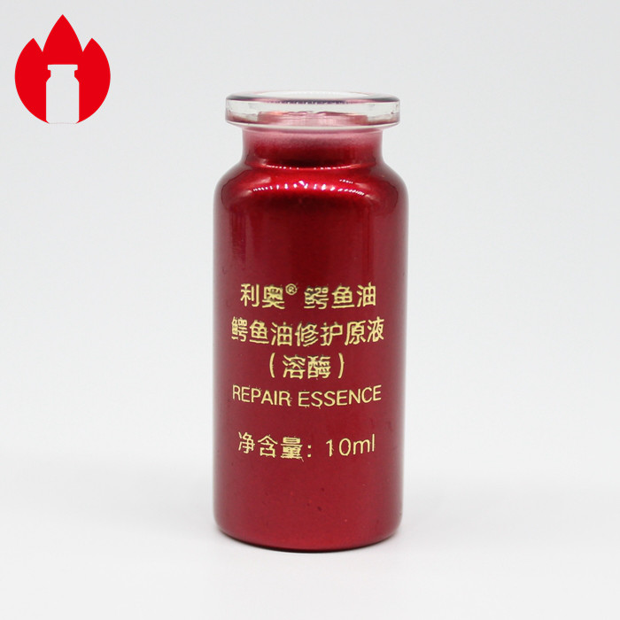 10ml Clear Or Brown Cosmetic Vial Glass Bottle With Printing