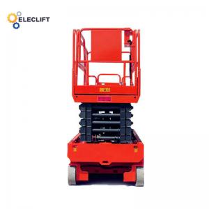 Buy cheap Manual Steering Self Propelled Scissor Lift Table With Emergency Stop Button product