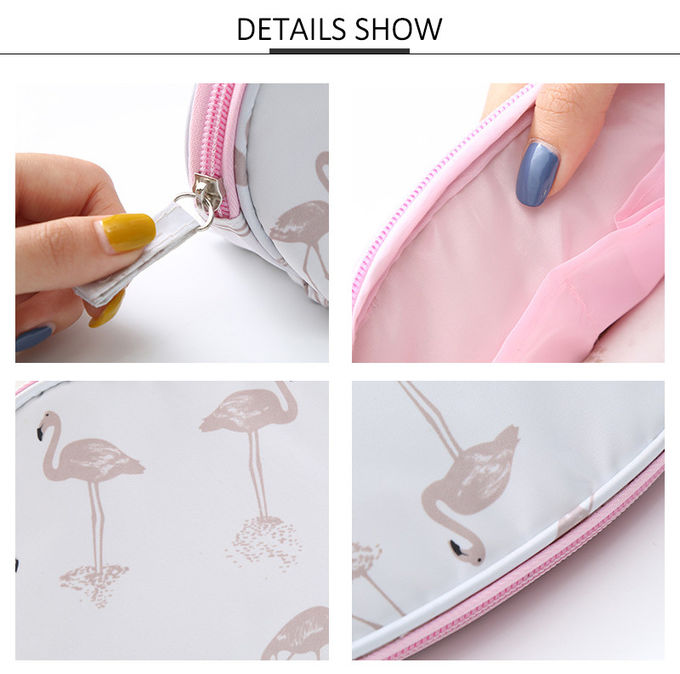 Travel Portable Plastic Zipper Waterproof Mini Makeup Pouch Bag
