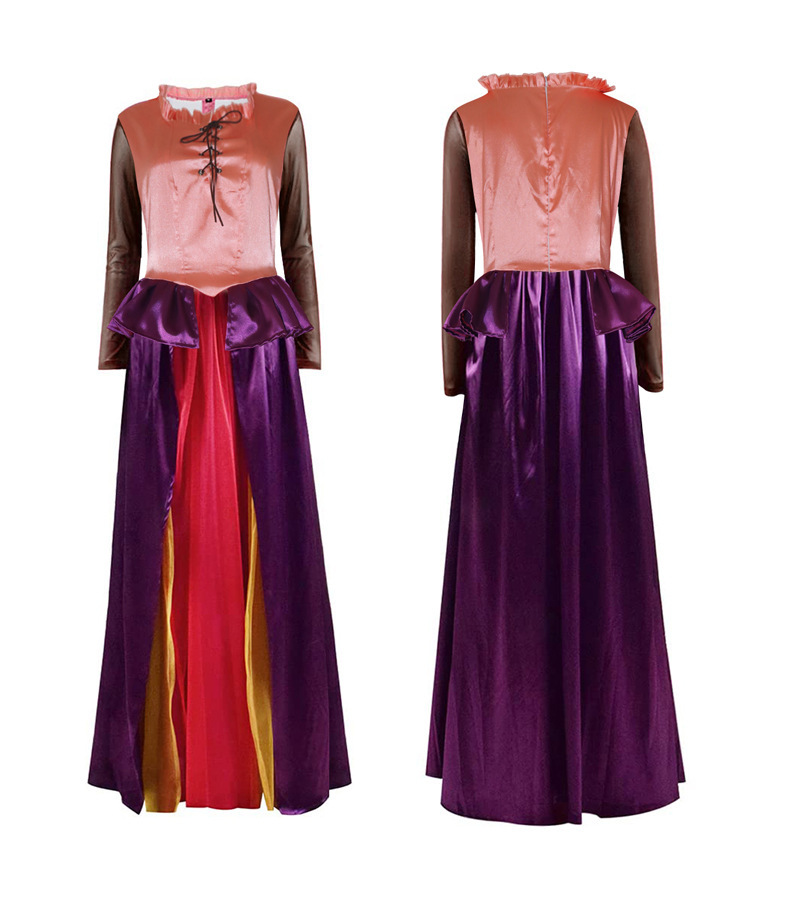 Gender-Neutral Cosplay Costume for Witch Carnival Party Halloween Performance Attire