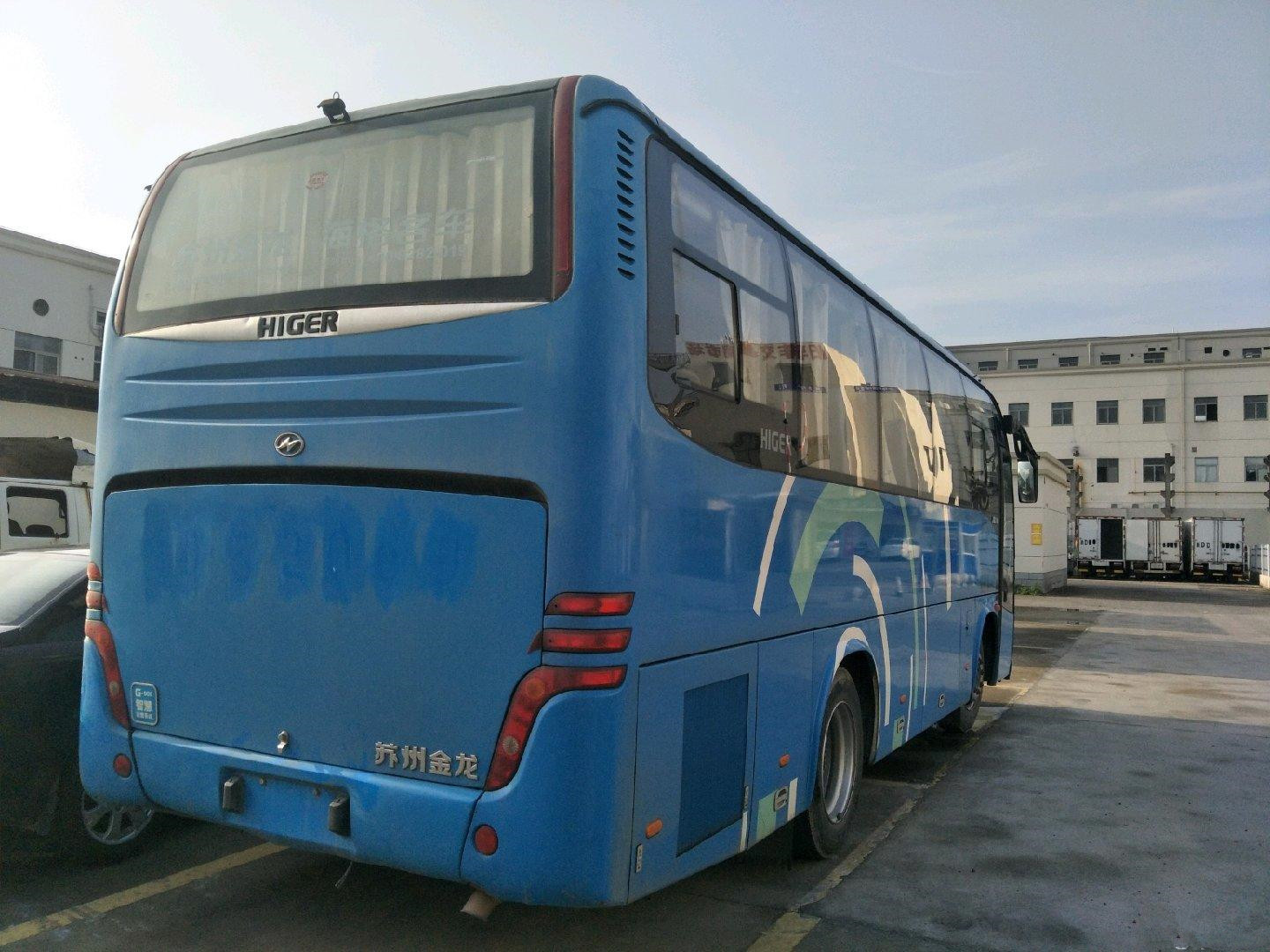 37 Seats 2014 Year Used Higer KLQ6896 Bus Used Coach Bus LHD Steering Diesel Engine No Accident