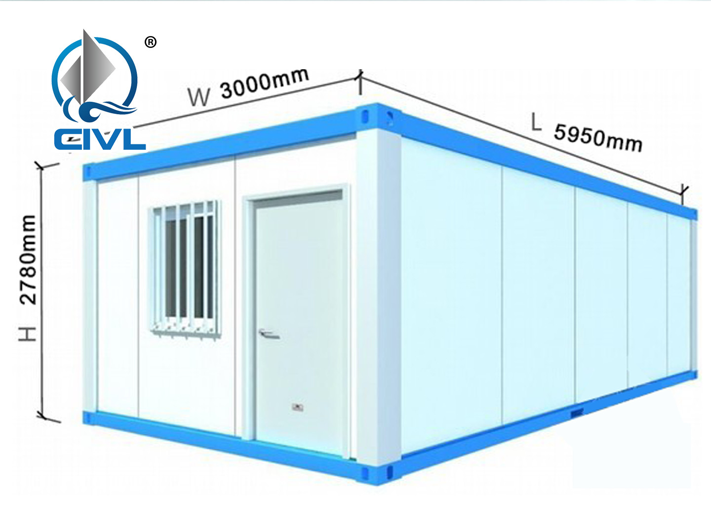 40ft Home Shipping Container House Villa Container Luxury Design