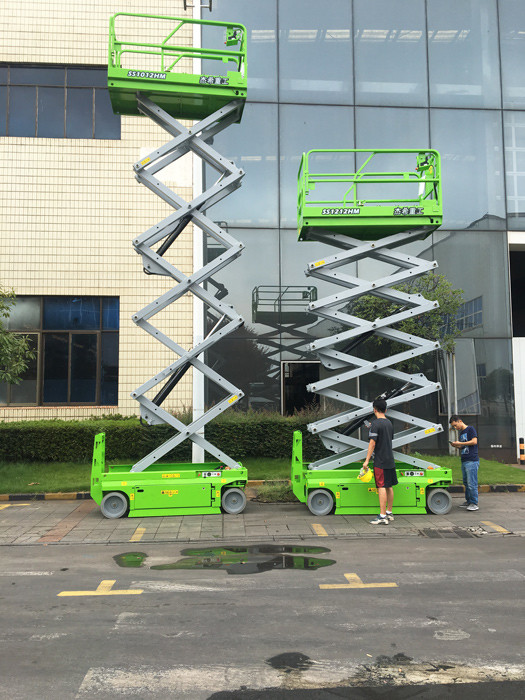 10m Sky Lift Platform , Movable Hydraulic Lift 1.87m Wheelbase 1.14m Width