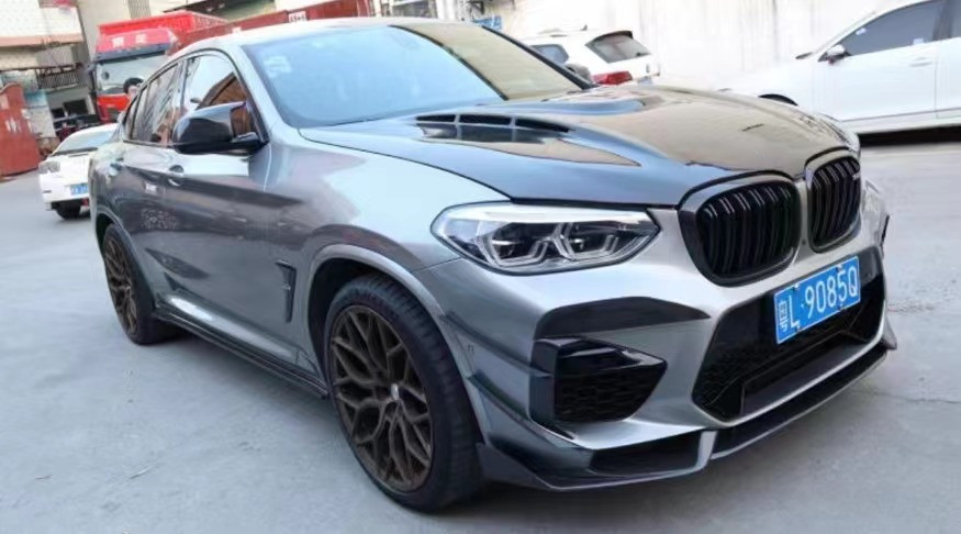 For BMW X3M X4M F97 F98 Carbon Fiber Machine Cover Dry Carbon Fiber Material X3M X4M Carbon Fiber Hood Engine Cover
