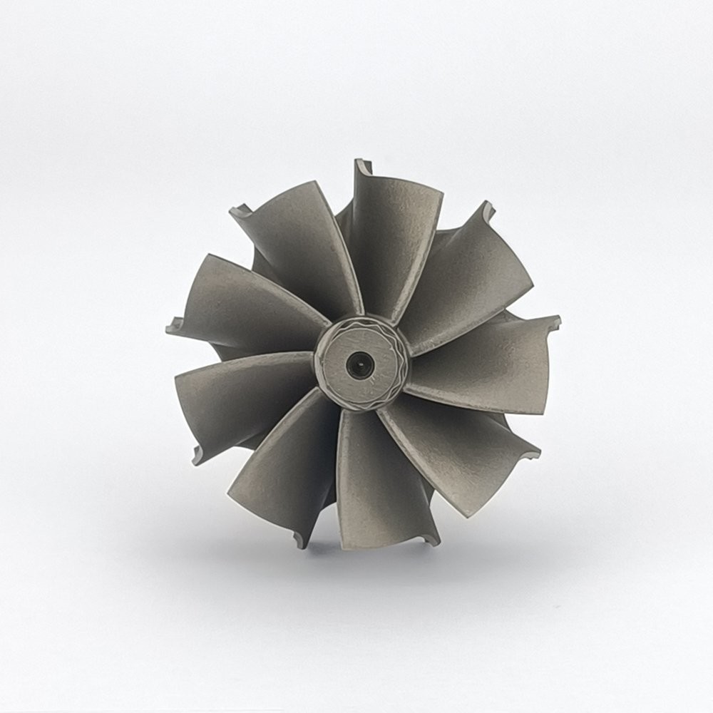 RHF5H Turbine Wheel Shaft For VF34 Inducer 53mm Exducer 40.1mm 9 Blades Turbochargers