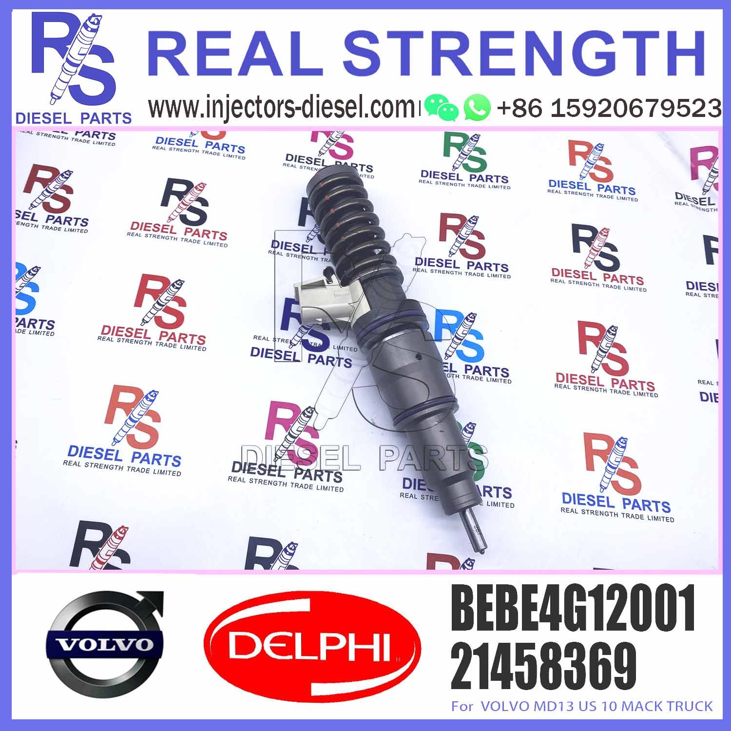 21458369 New Diesel Fuel Injector For VOL-VO MD13 US 10 TRUCK 21458369 BEBE4G12001 85013160, 85003658