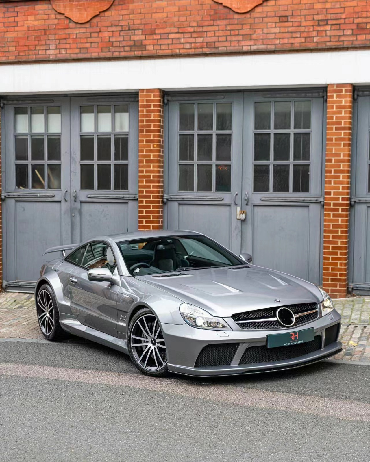 For Mercedes SL R230 Widebody Kit SL R230 Upgraded BS Style Front and Rear Bumper Spoiler Widebody Kit