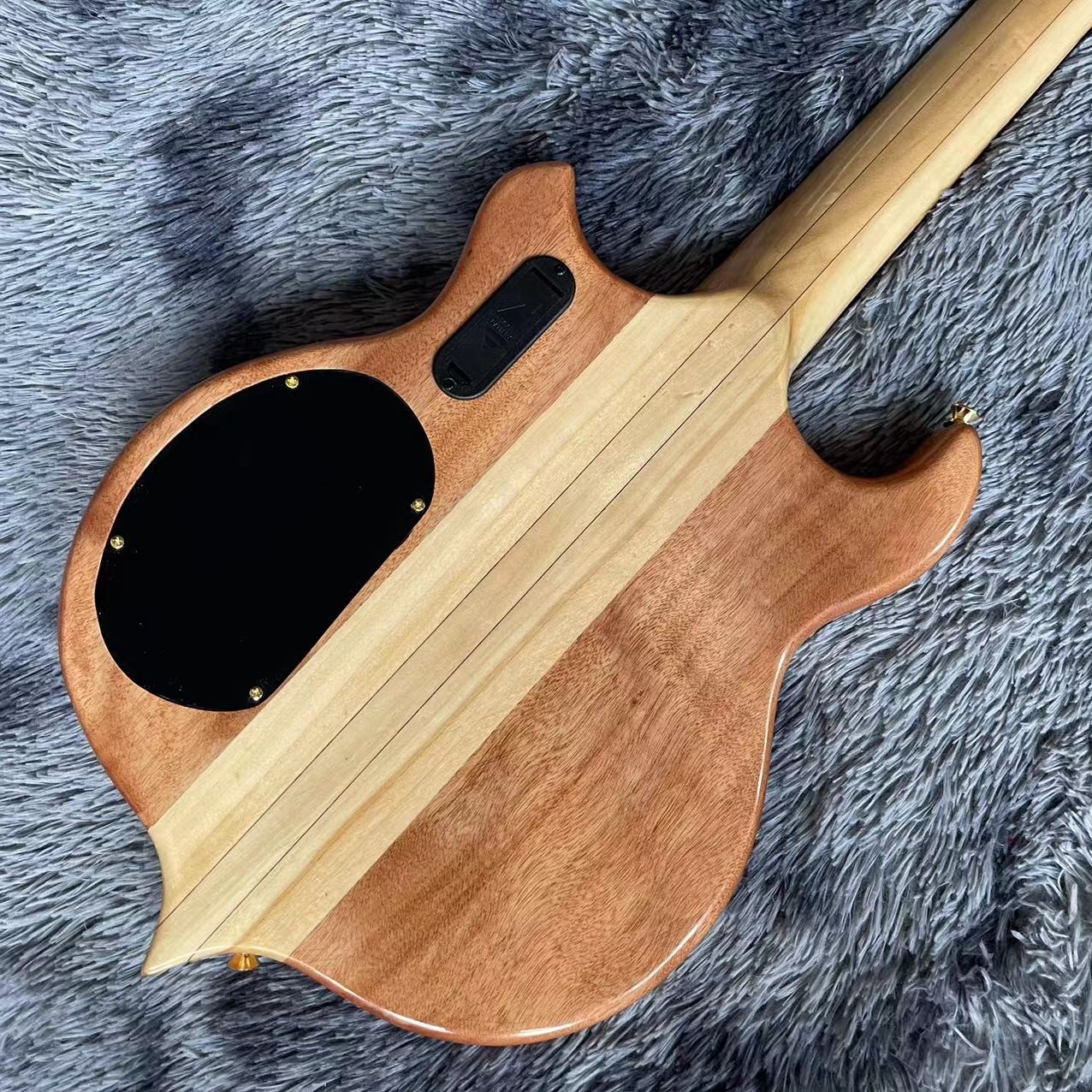 Custom Alem Grand Type 4, 5, 6 Strings Neck Through Body Electric Bass Ash Body