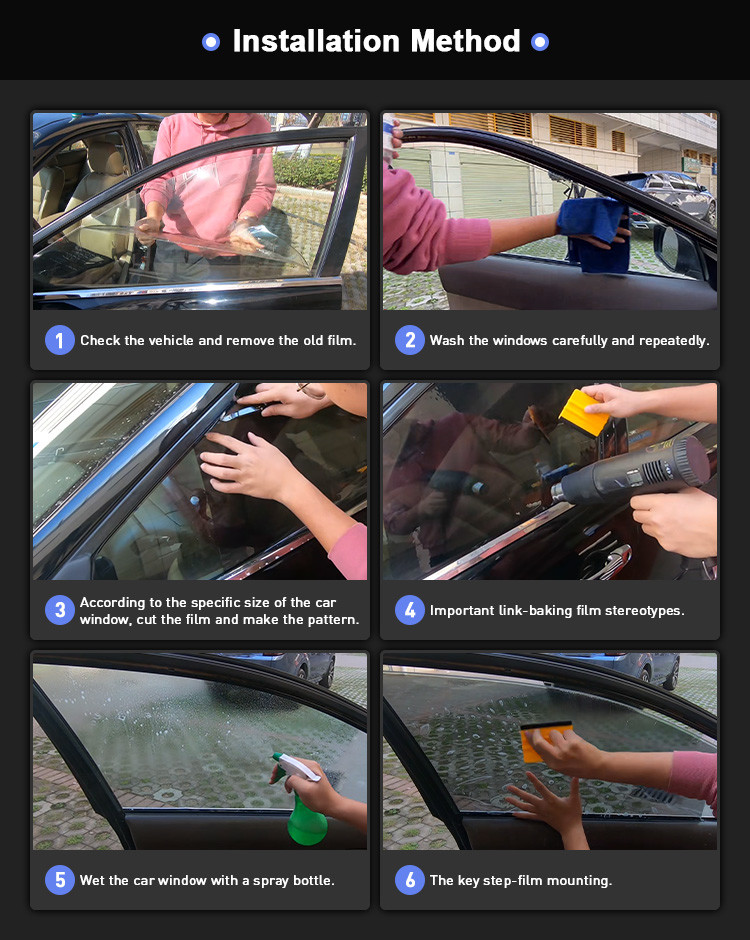 Decorative Solar Film Anti Glare Red Color CR-8065 Chameleon Car Window Film Tint Rainbow