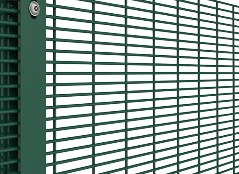 3d Curved 358 Mesh Fence Anti Climb Powder Coated Garden / Railway Station
