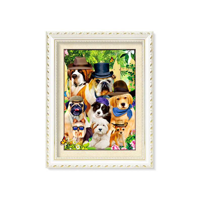 0.6mm PET + 157g Paper 3D Lenticular Printing Service Of Dinosaure Images