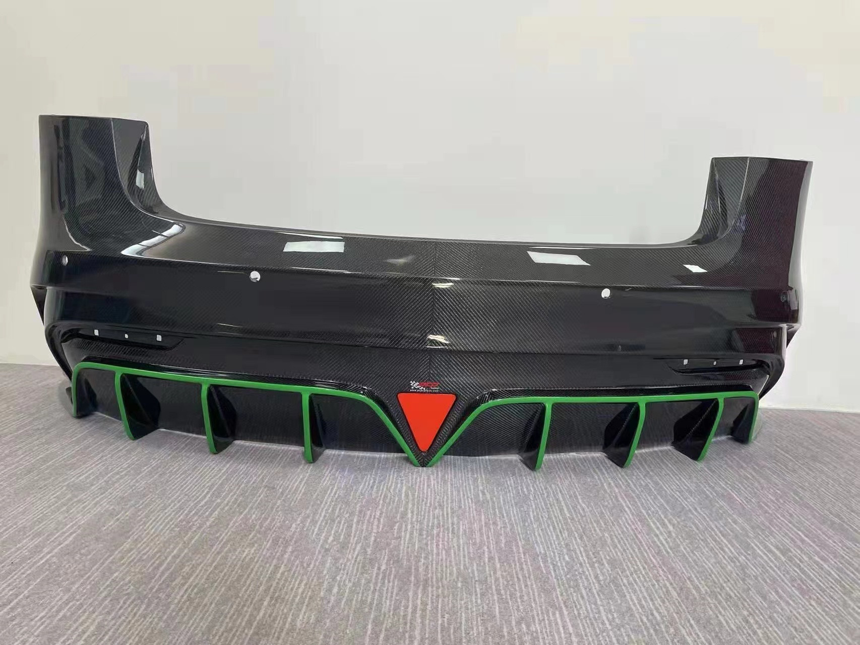 FPR 2019 Spoiler For Tesla Model 3 Body Kit 2022 ACP Style Front And Rear Bumper