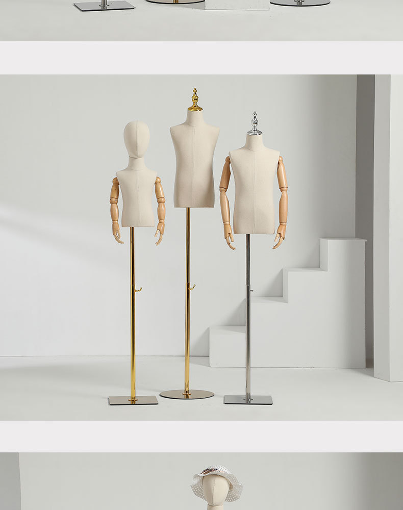 New design kid mannequin child mannequin soft flexible mannequin