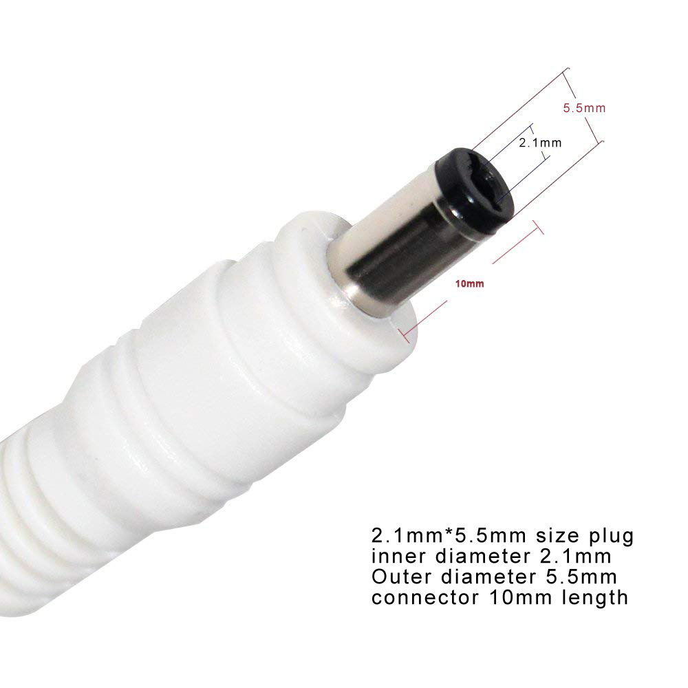 Customizable Male To Female DC Power Cable With Jack Socket Connector