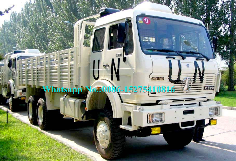 NG80B V3 2638 Heavy Duty Lorry Fence Truck 6x6 With FAST Gearbox North Benz Brand
