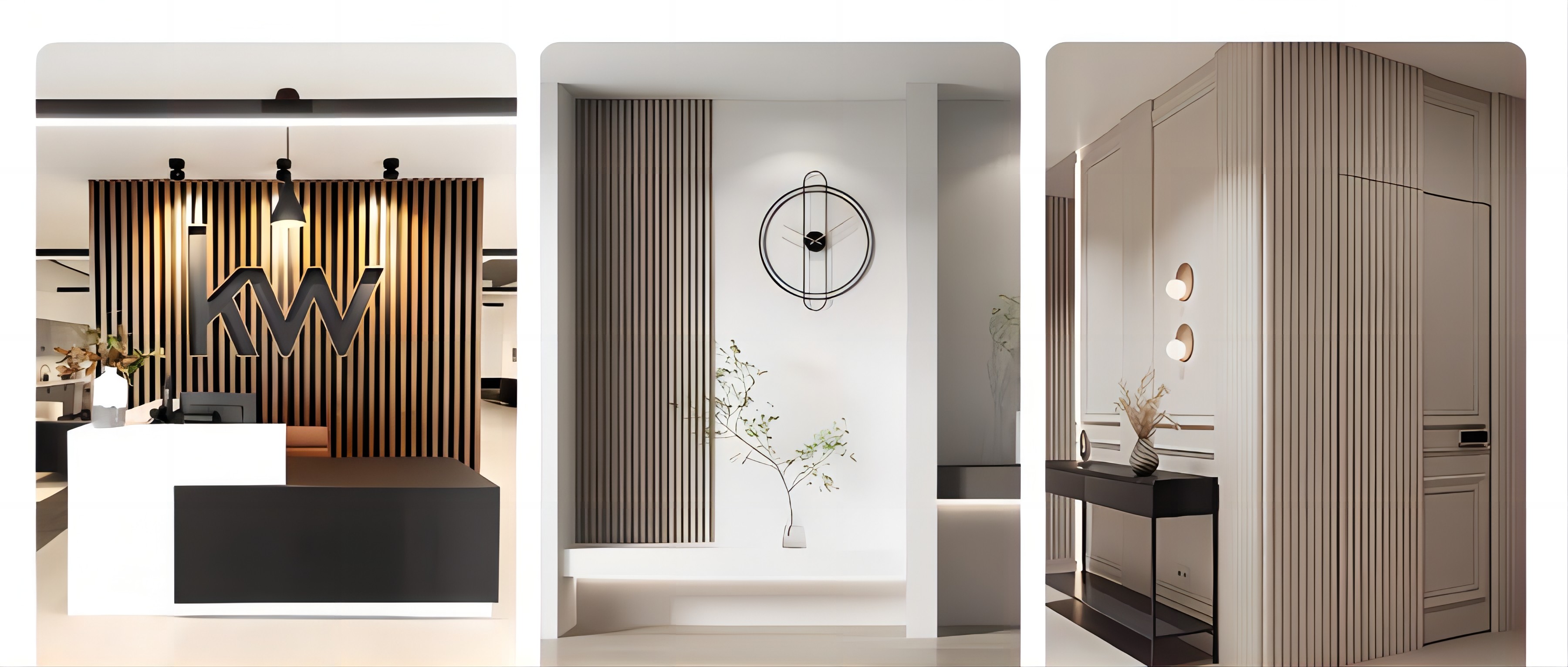 New Design Wooden Grain Waterproof WPC Wall Panels Designs for Interior Decor Easy Install