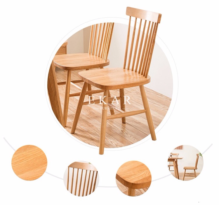 Dining Chair Wood Made In China Hotel Home Furniture Northern Europe