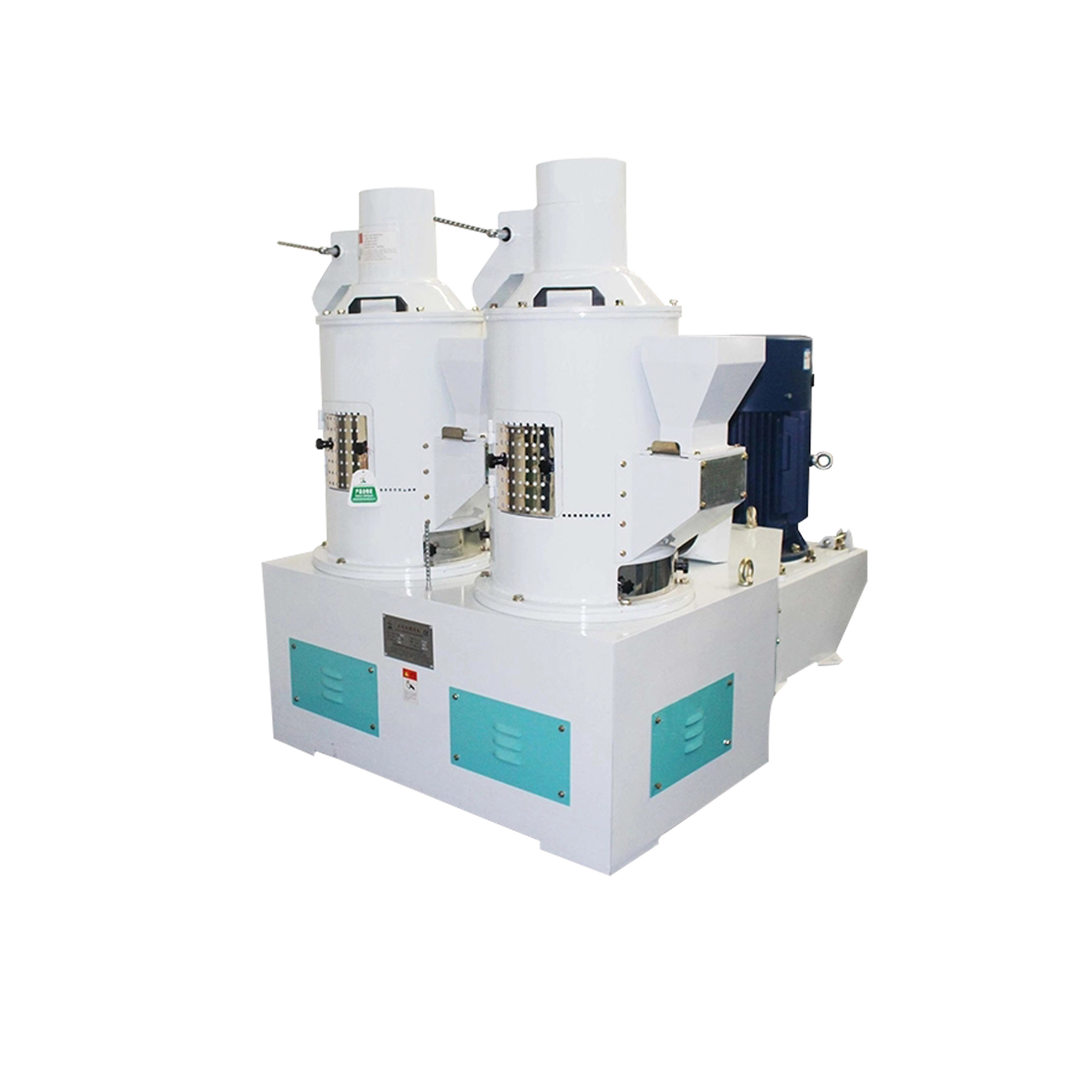 Raw Rice Iron Double Roll Vertical Rice Whitener Machine