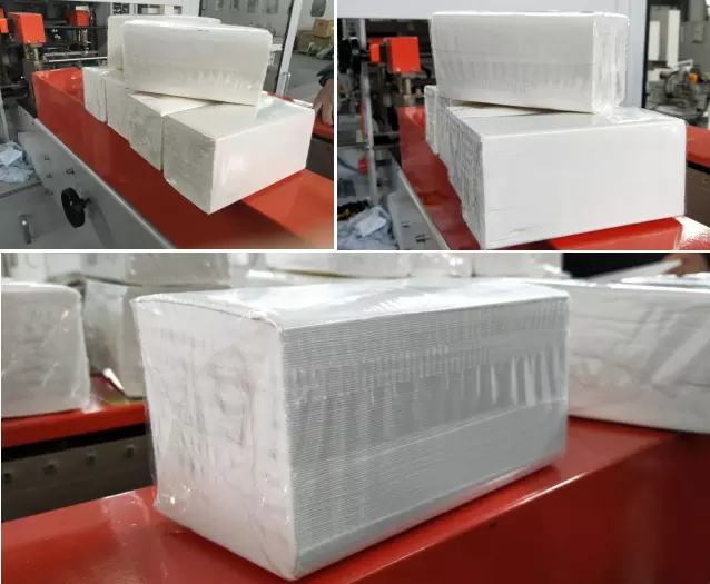 Semi Automatic Facial Tissue Packing Machine / Carton Box Packing Machine