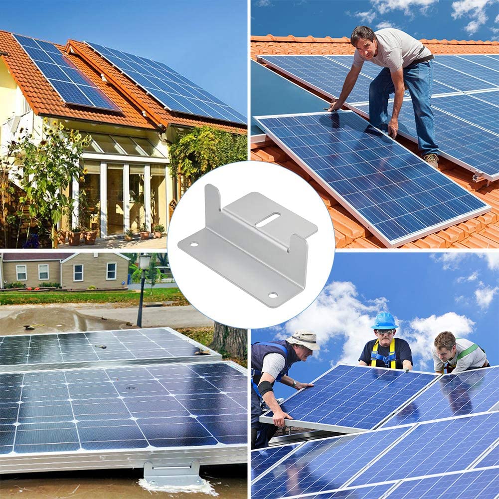 Triangle Bracket Solar Panel Mounting Z Brackets for RV Boat Roof Off-Grid Installation