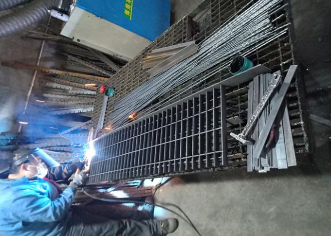 Standard Industrial Steel Grating / Round Stainless Steel Bar Grating