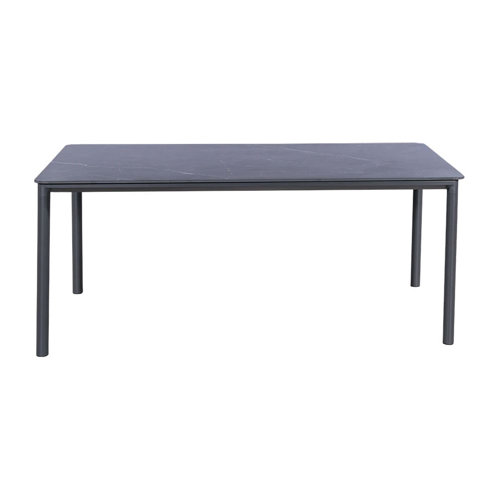 Restaurant Furniture Set for 6 People AJUNION Modern Luxury Outdoor Table and Chairs