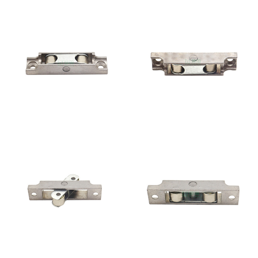 OEM Double Roller sliding window track wheels Customizable Color door rollers