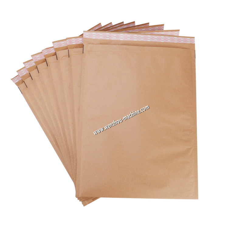 Padded Mailer Kraft Buffering Honeycomb Paper Envelope Bag Making Machine