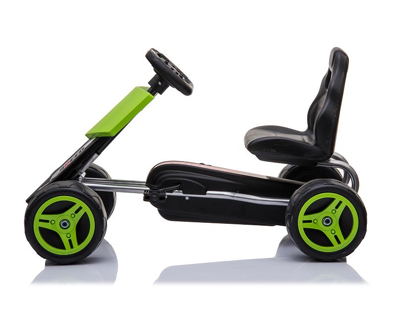 8 to 13 Years Range Adjustable Seats Children's Pedal Go-Kart Car with Front and Rear