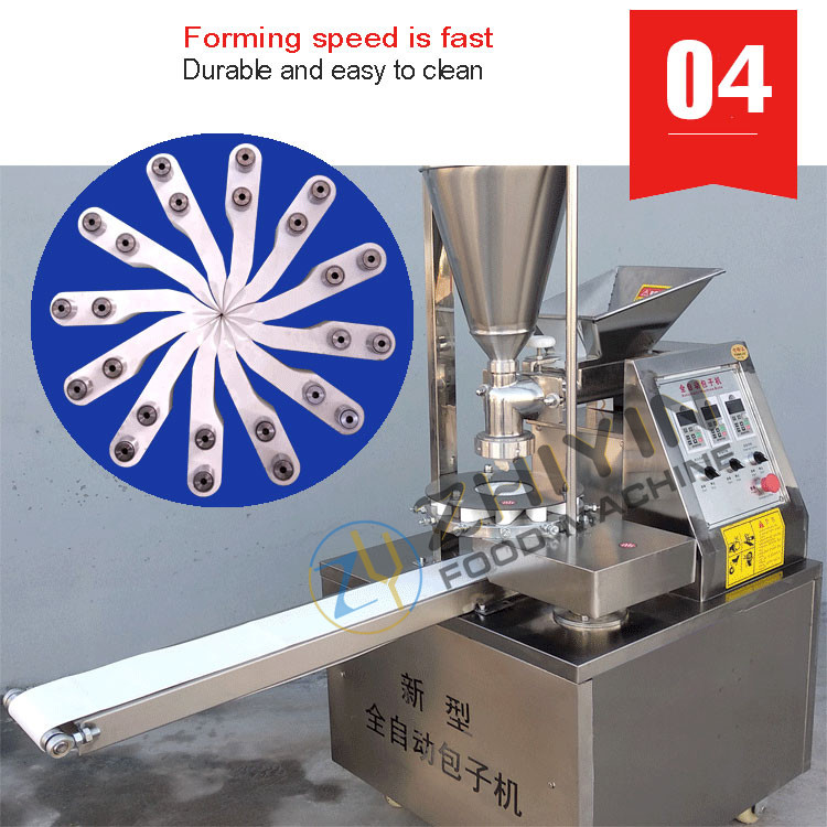 3000PCS/H Capacity Steamed Stuffed Bun Making Machine Momo Making Machine