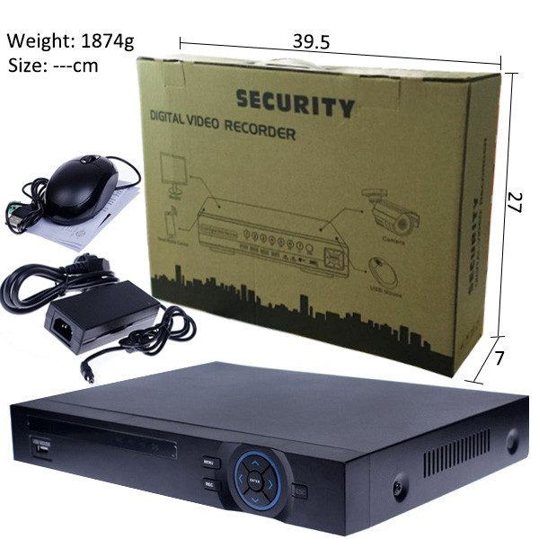 20m Ir Nvr CCTV 4chs 2.0MP IP POE Cameras Kits 1/3" CMOS
