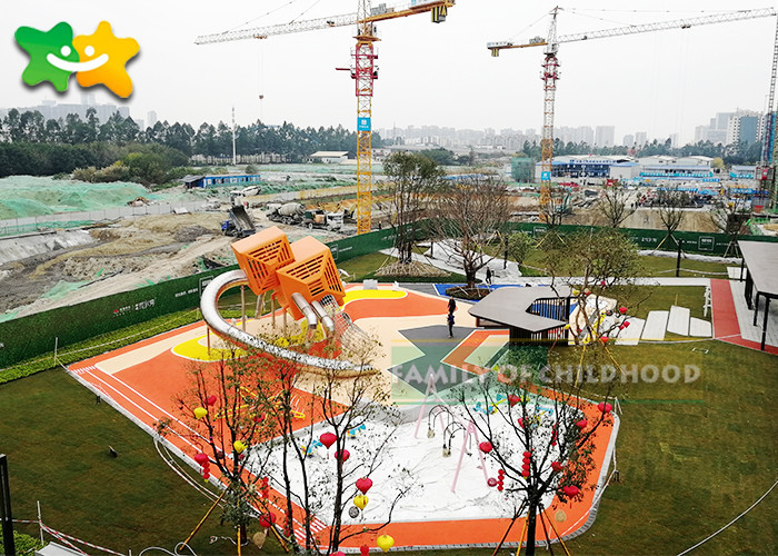 Hermit Crab Outdoor Play Structures Fiberglass Material UV Resistance For Public Places