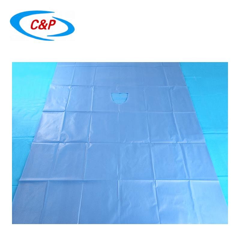 Medical Consumables Disposable PP PE Dental Implant Drapes Blue