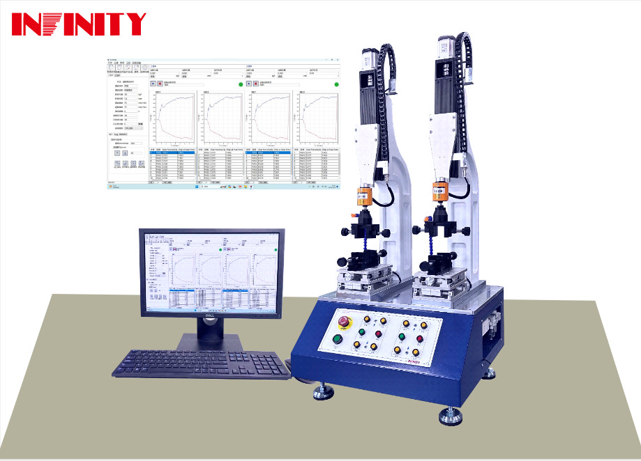 Connector Insertion And Extraction Force Testing Machine High Precision Two Station Plug And Pull Force Testing