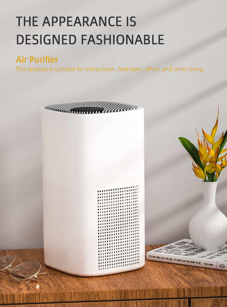 Desktop wifi 24W Hepa Air Purifier Fresh Cleaner dust sensor