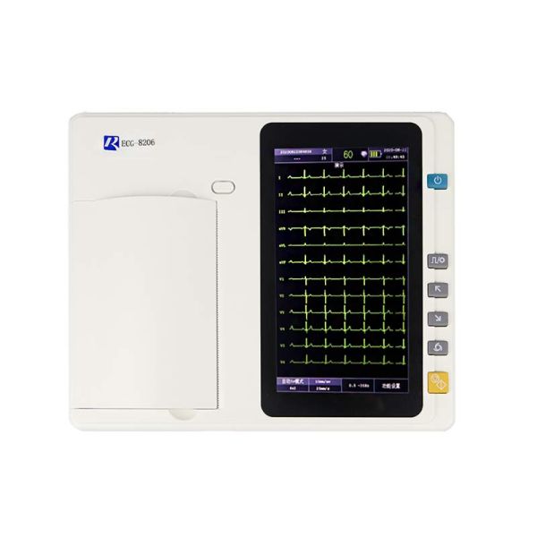 Cheap 38*20*41CM Size 3.24kg Net Weight Patient Monitor ECG Monitor with Moveable Stand for ICU Room