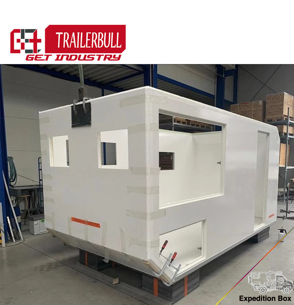 4.9m Expedition Truck Body for Motorhome and Flatbed Trucks with Departure Angle Design