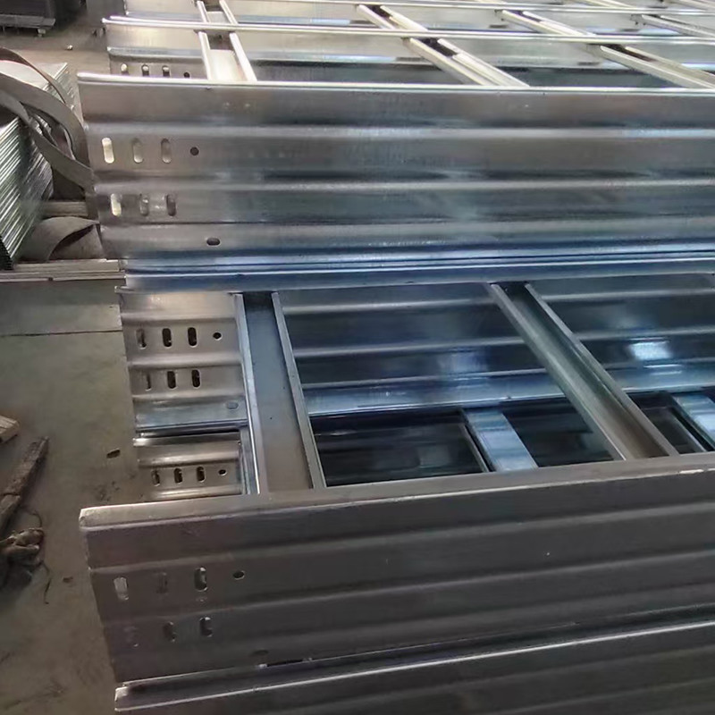 Galvanized Ladder Type Cable Tray Low Maintenance And Wall Mounted Installation Method