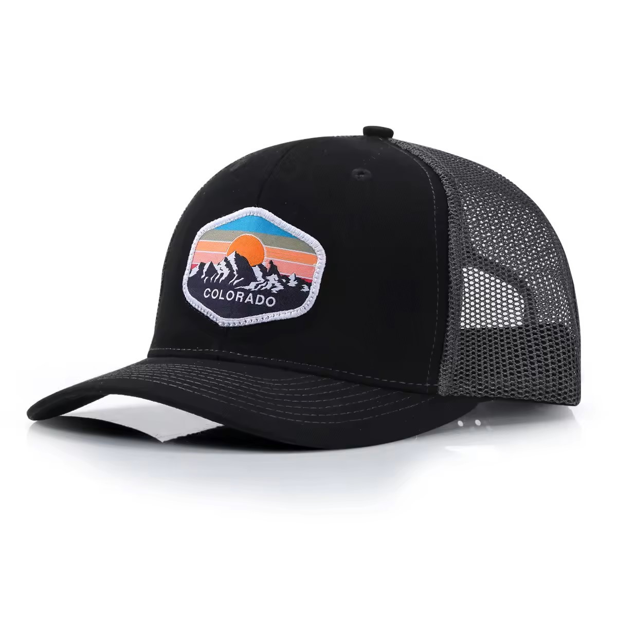 Sleek Comfortable Fit 6 Panel Trucker Hat Low Profile Trucker Baseball Cap