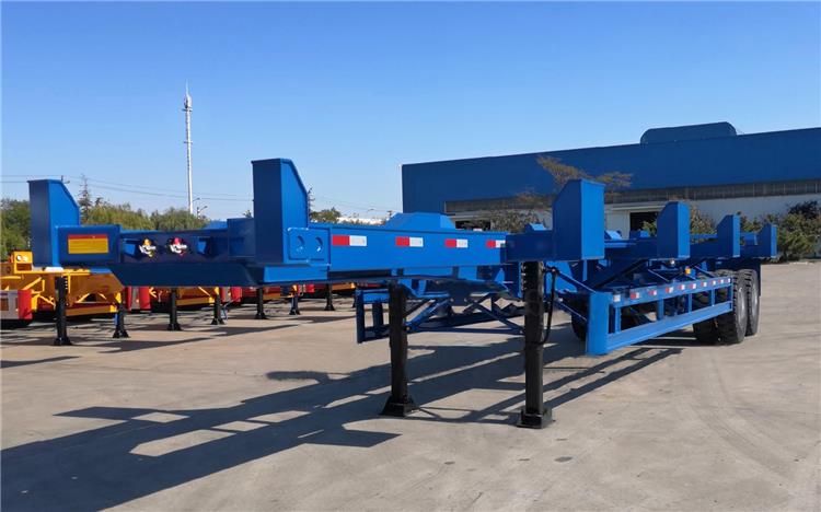  CIMC 2 Axle Shipping Container Terminal Semi Trailer for Sale
