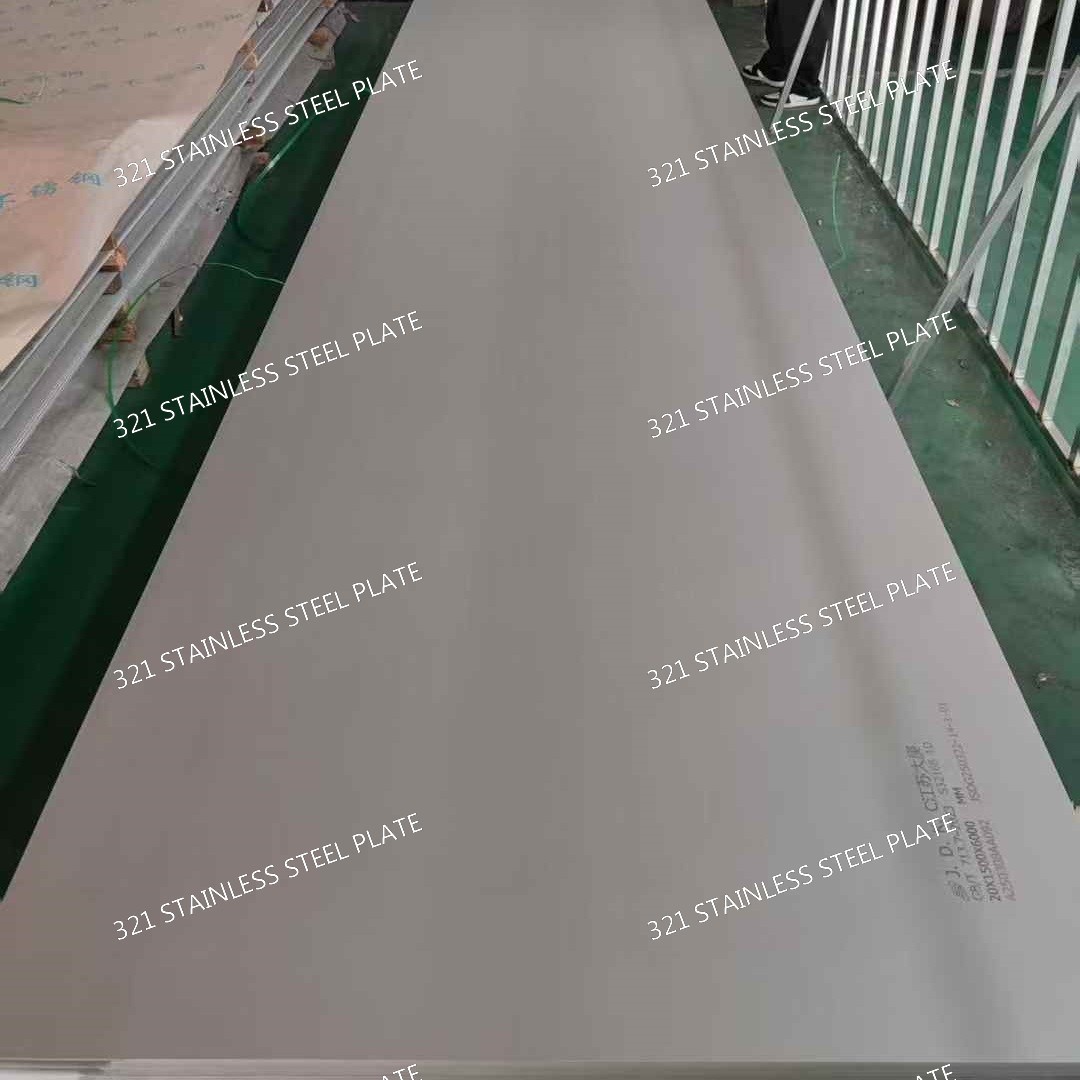 321 Stainless Steel Hot Rolled Plate Excellent Oxidation Resistance ASTM Certified